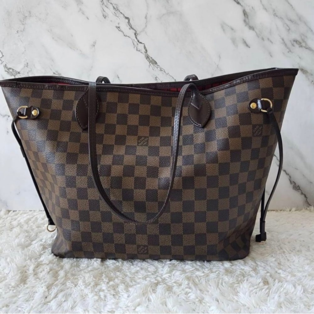 Authentic Louis Vuitton neverfull MM damier ebene - Picture 3 of 10